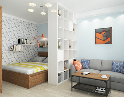 Apartment interior design/ Renovation Stage 3D/Spb