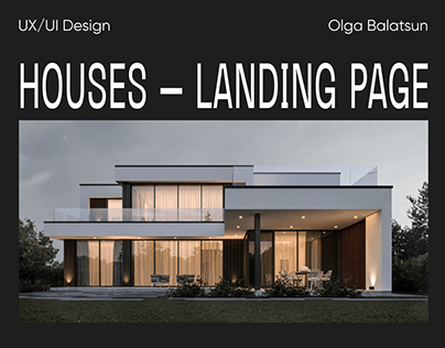 Project thumbnail - Houses - Landing Page | UX/UI Design