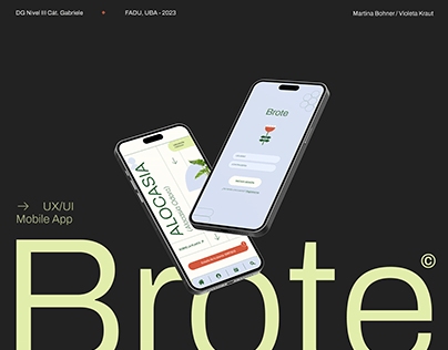 BROTE [UX/UI App Design]