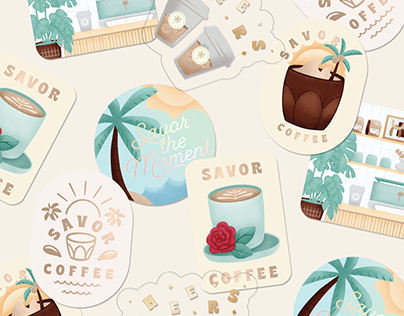 Savor Coffee | Stickers