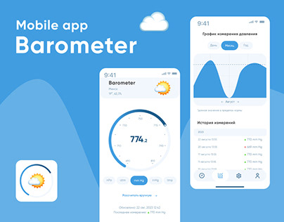 Barometer mobile app