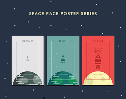 Space Race Poster Series
