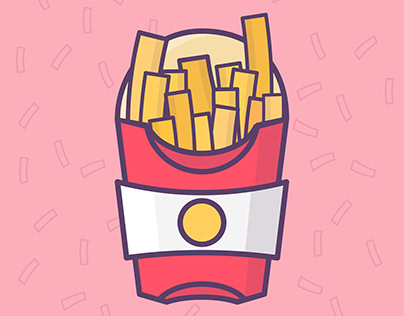 French Fries illustration