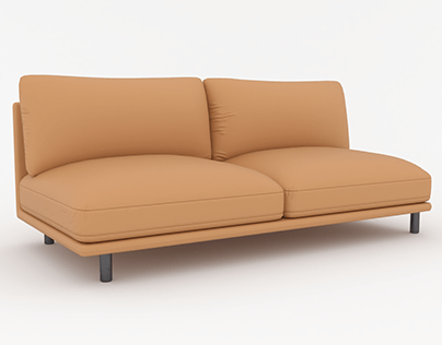 3D realistic Lather Sofa Texturing