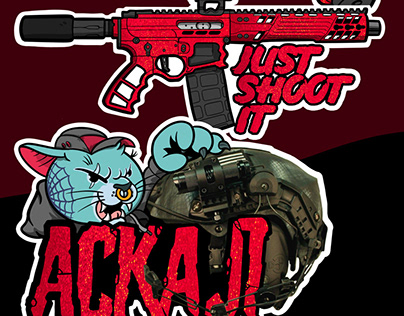 RED TRACERS sticker pack vol.1