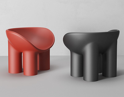 Free 3d model / Roly-Poly Chair by Driade