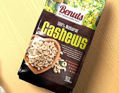 Natural Cashew Packaging Design