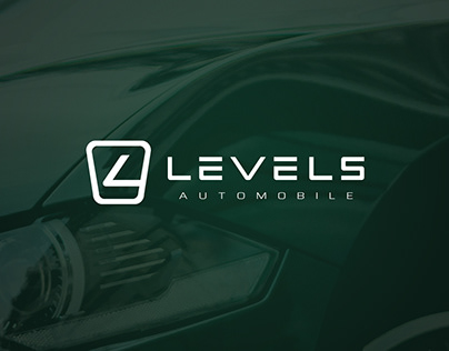 LEVELS Automobile - Car Logo Design & Branding Identity