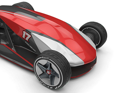 Futuristic Racing Car Styling