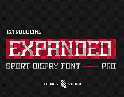 Expanded Pro - Sport Display Font