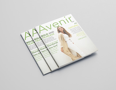 Avenir Magazine Design