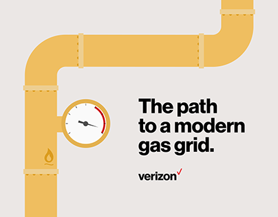 Intelligent Gas: Illustrated Verizon Infographic