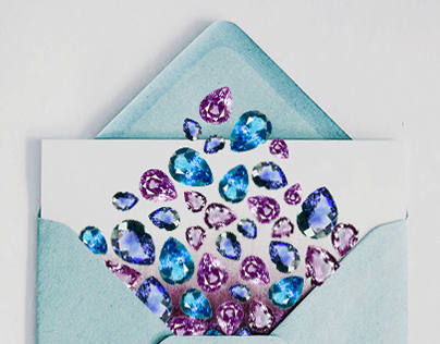 Jeweled Envelope