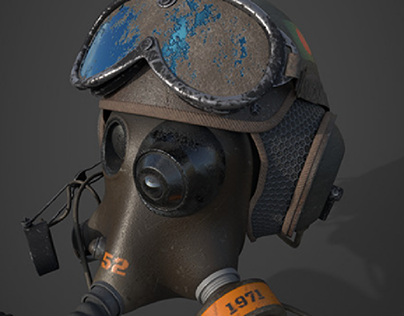Post-Apocalyptic Pilot Helmet