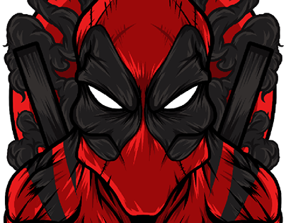 Deadpool illustration for Graphic tees