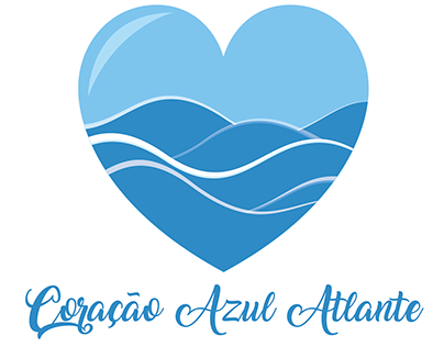 Logotipo "Coração Azul Atlante"