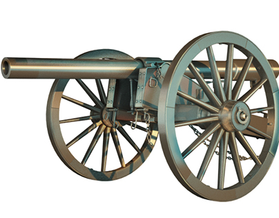   Whitworth Cannon from American Civil War 

3ds Max/Vr