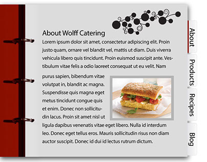 Wolff Catering Mockup
