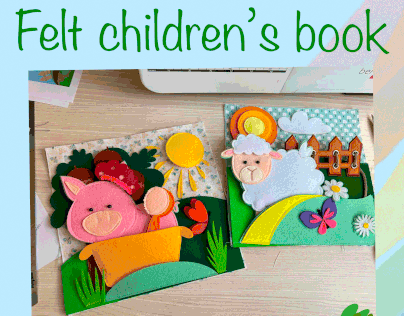 Felt children's book