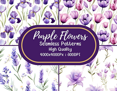 Purple Flowers Patterns