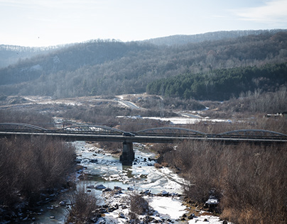 Two Bridges in Winter