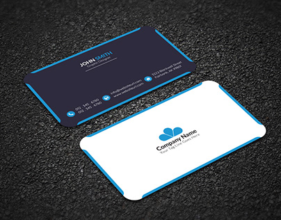 Round Corporate Business Card