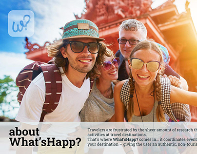Travel App Case Study - What'sHapp?