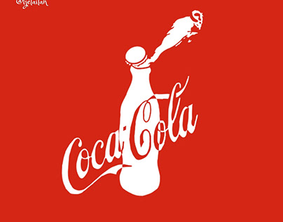 Creative Eid Ad with Cocacola