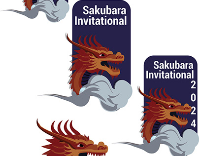 Sakubara Invitational LogoDesogn