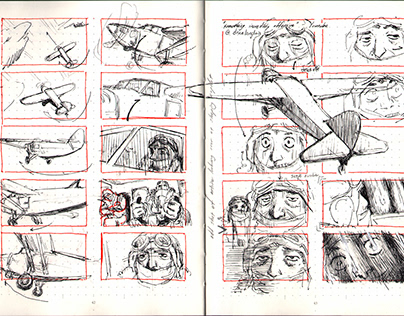 Wind, Sand and Stars (Storyboards)
