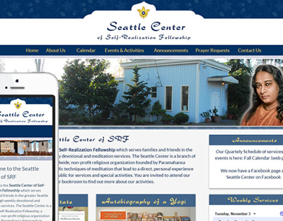 Self-Realization Fellowship Seattle Center Website