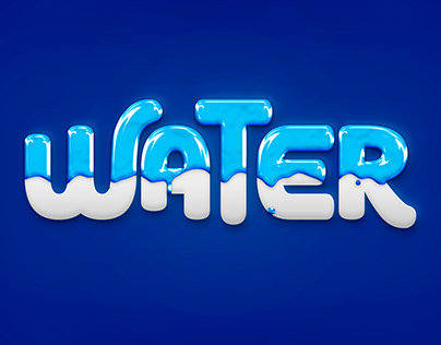 Editable Dropping Water Text Effect