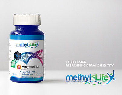 Methyl-Life Label design & Rebranding