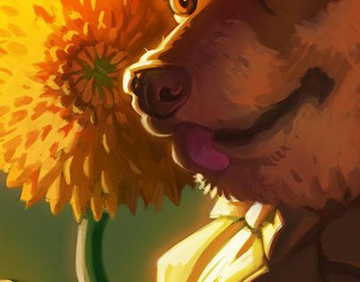 Flowery Doggy