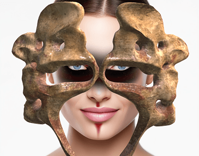 Bloody Bone AR Face Mask