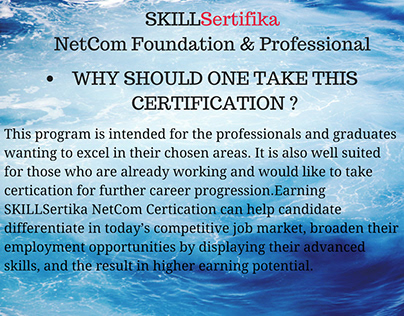 SKILLSertifika -Netcom Professional International Certi