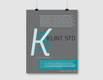 Project 3 -Klint Std- Modern and Versatile