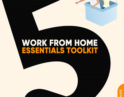 Work From Home Essentials - Carousel Content Design