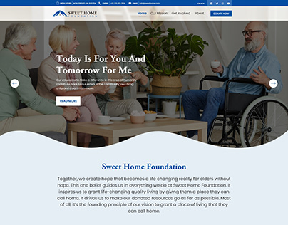 SweetHome Foundation Website Design Project