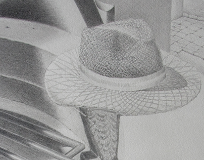 Pencil drawing hat