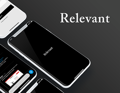 Relevant - App Concept Design