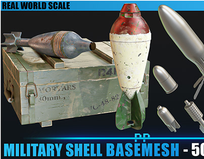 50 Military Shell Basemesh-VOL.2