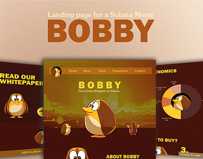 Bobby - Memecoin Landing Page
