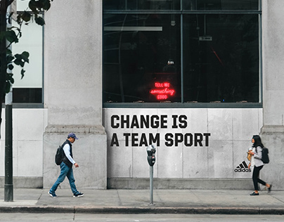 CHANGE IS A TEAM SPORT - Adidas campaign