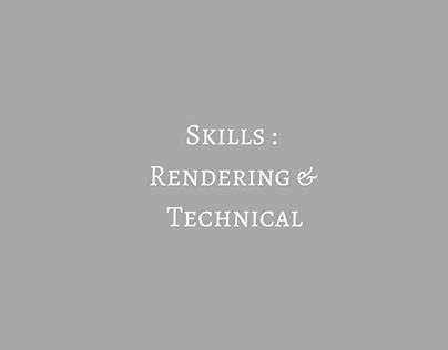Rendering & Technical