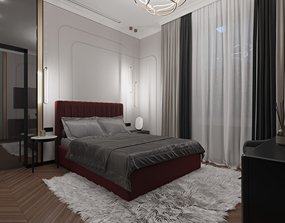 RUSANOVSKIE SADI house 300 sq.m., guest bedroom