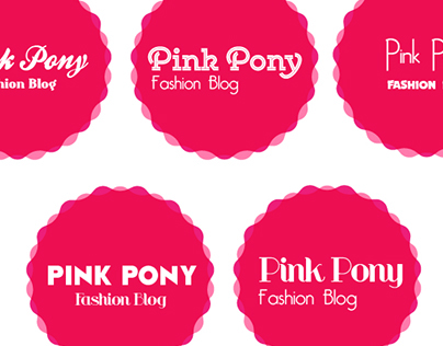 Pink Pony Fashion Blog Logodesign