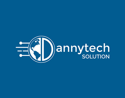 Dannytech Solution Logo Design By Faraz Hassan Khan