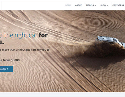 Car Shoowroom WordPress Website