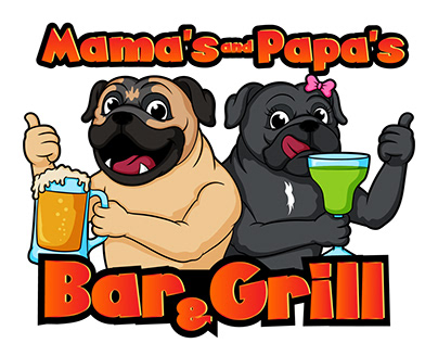 Pugs Mascot for Bar and grill